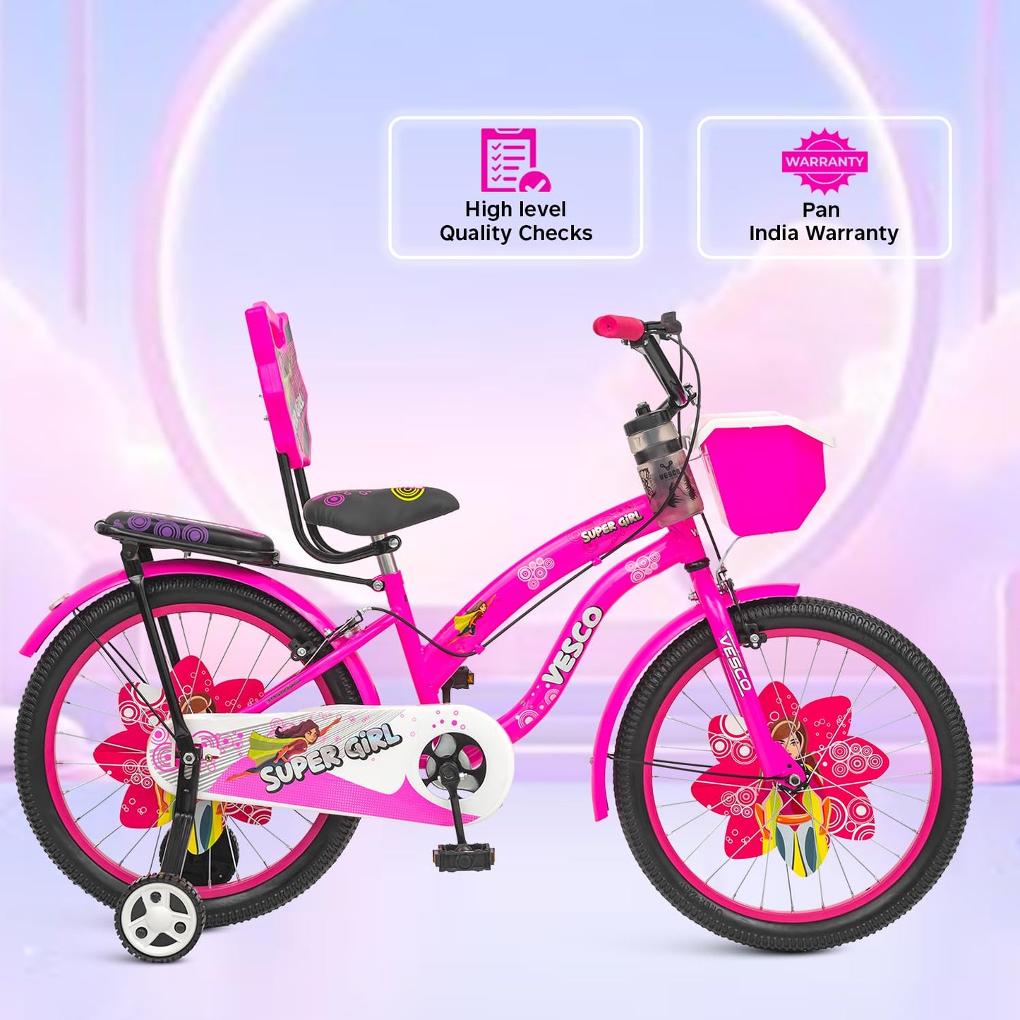 Super Girl 20T Girls Cycle (7–9 Years) - Vesco Cycles
