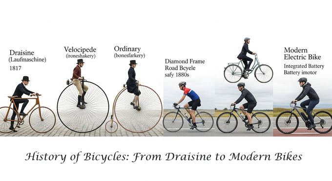 History of Bicycles: From Draisine to Modern Bikes - Vesco Cycles
