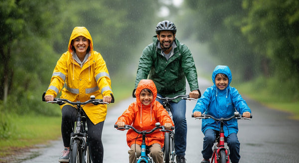 Rain or Shine: Monsoon Cycling Tips for Families - Vesco Cycles