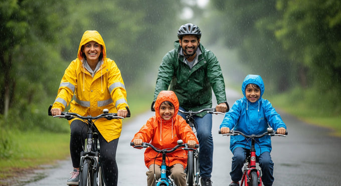 Rain or Shine: Monsoon Cycling Tips for Families - Vesco Cycles