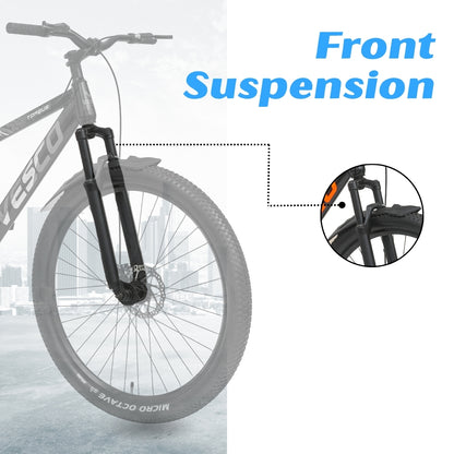 VESCO Torque 27.5T MTB Cycle for Men | Single Speed | Dual Disc Brake | Front Suspension