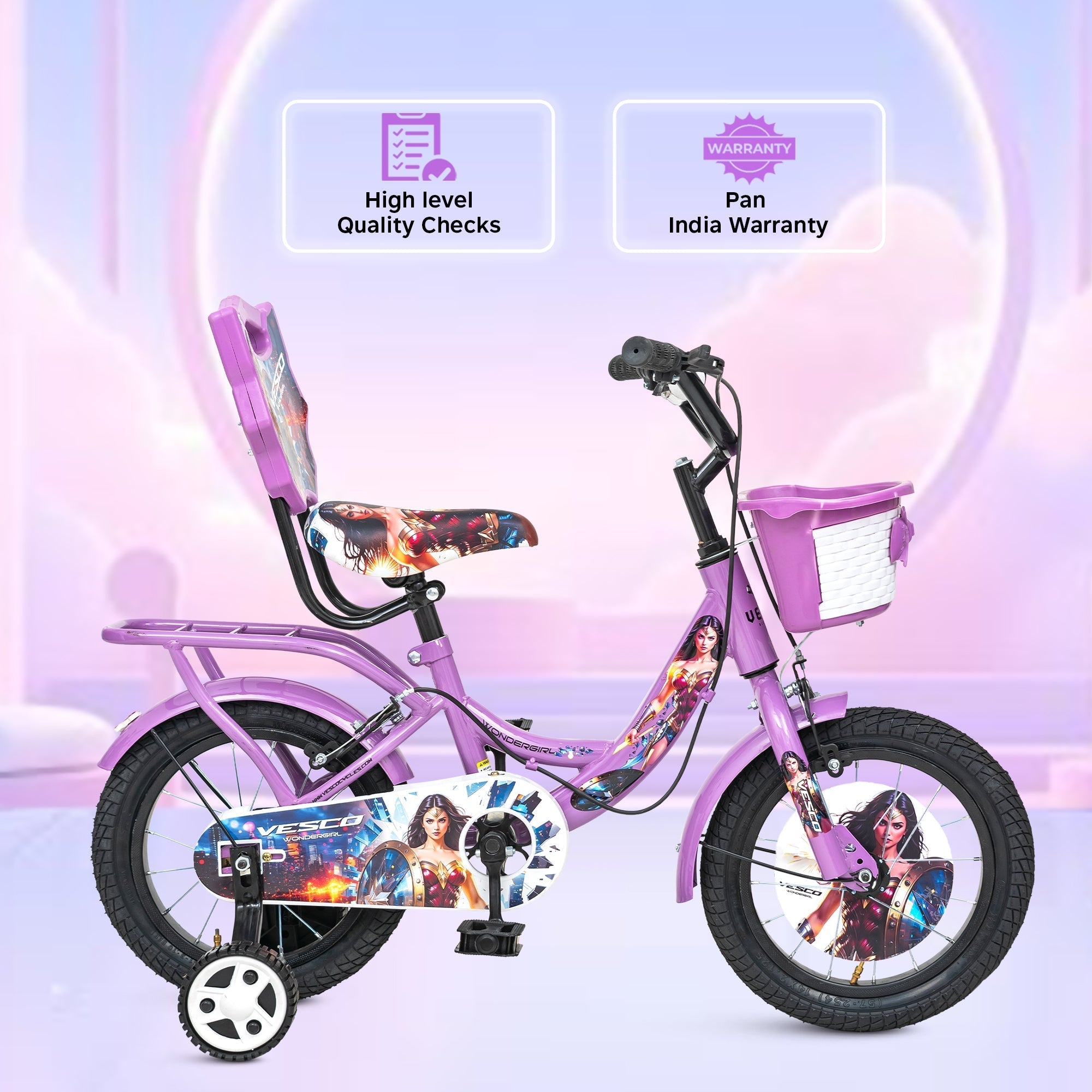 14T Wondergirl Kids Cycle for Girls - Vesco Cycles