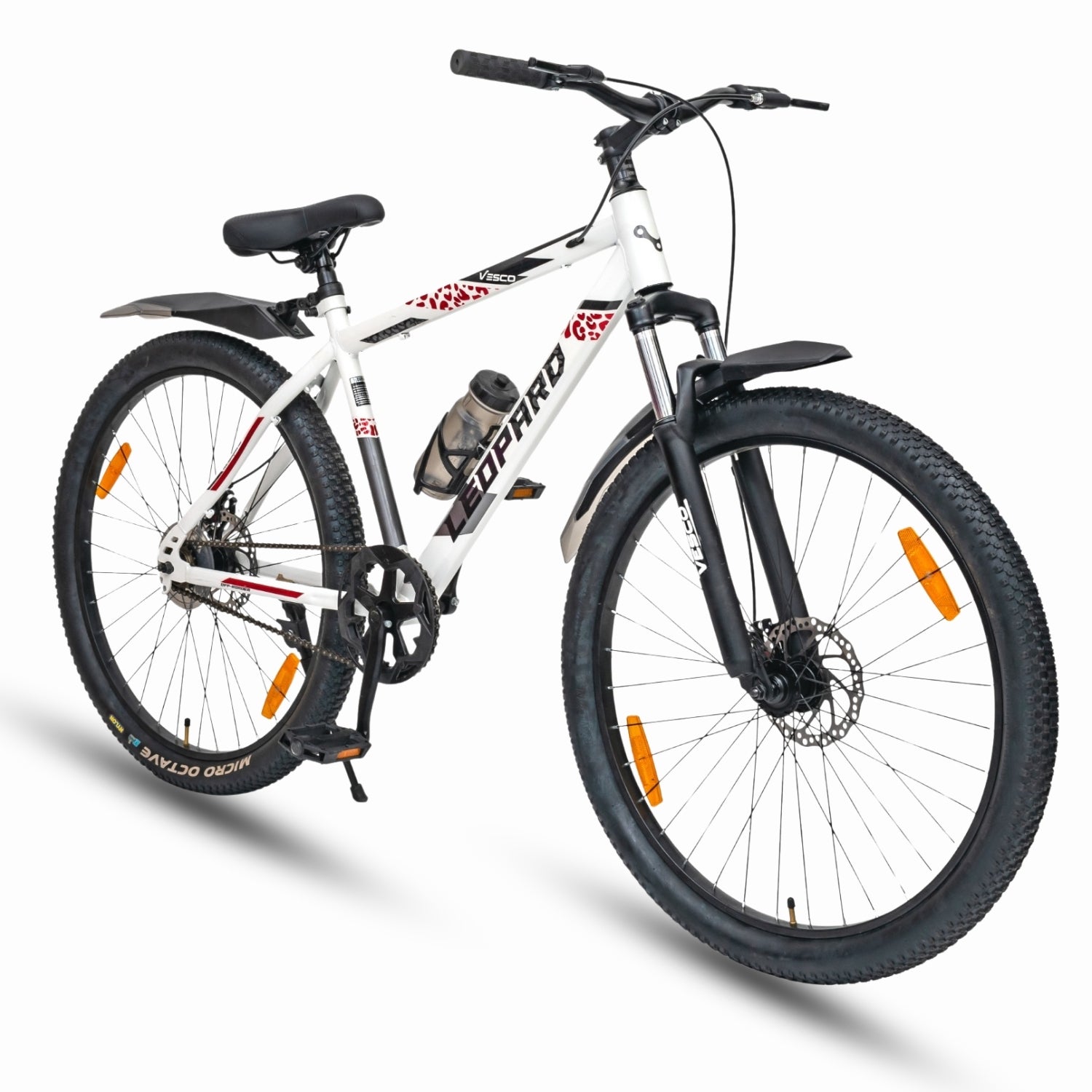 Vesco Leopard 27.5 Bicycle for Men with Dual Disk | Front Suspension | Ideal for: 17+ Years Boys & Men