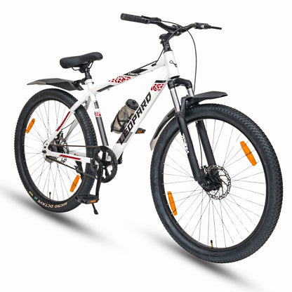 Vesco Leopard 27.5 Bicycle for Men with Dual Disc brakes | Front Suspension | Ideal for: 17+ Years Boys & Men