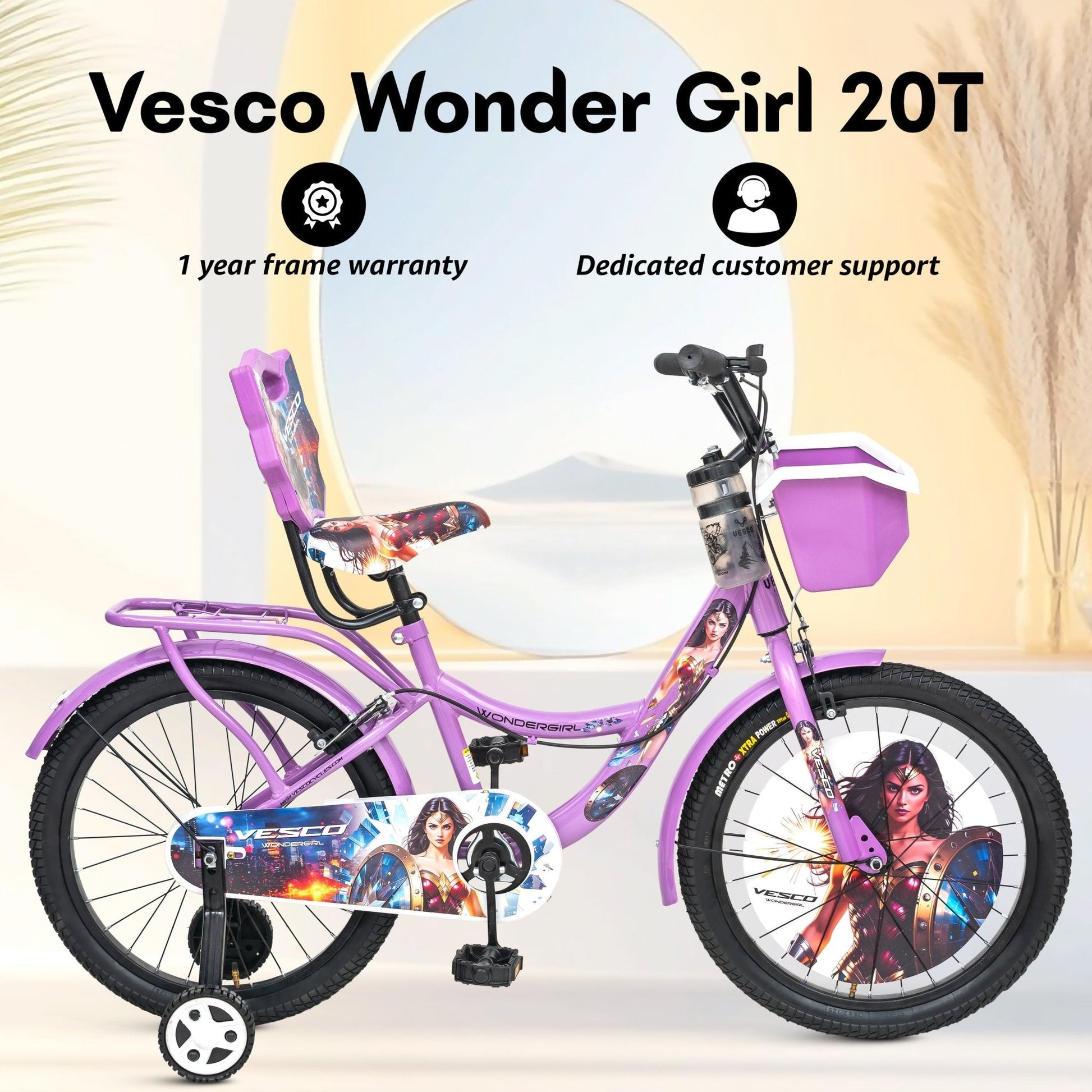 20T Wondergirl Kids Cycle for Girls - Vesco Cycles