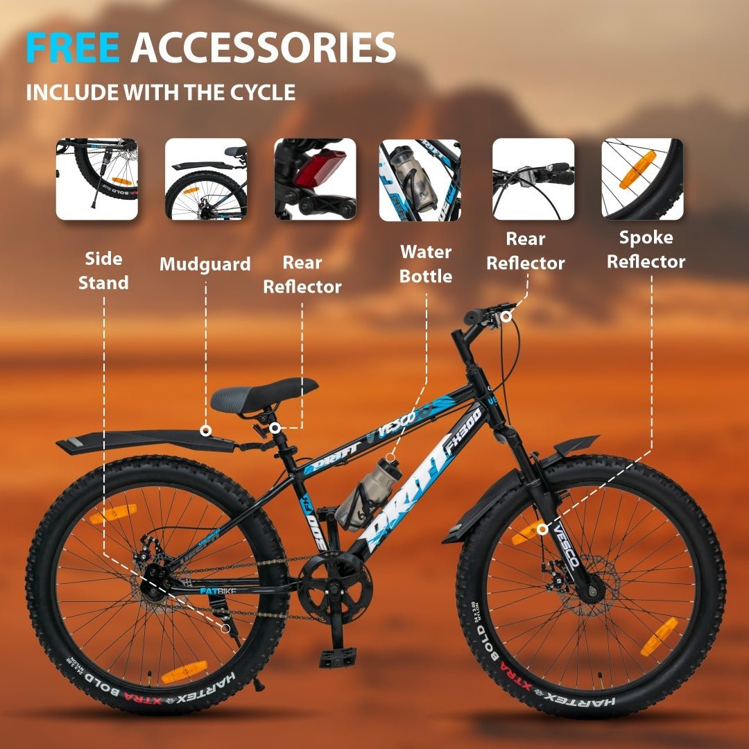 24 - T Drift FX - 300 Semi Fat Tyre Cycle - Vesco Cycles