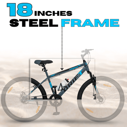 26T Grey Drift Mountain Cycle - Vesco Cycles