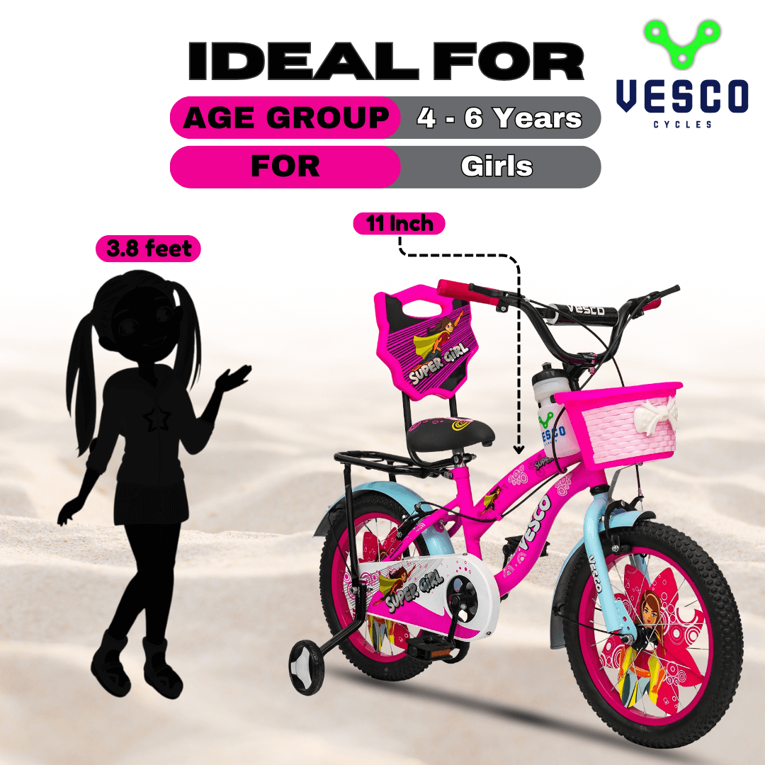 Vesco 11 Years Girl Cycle Vesco Cycle 11 Year Old Kids Bikes Year