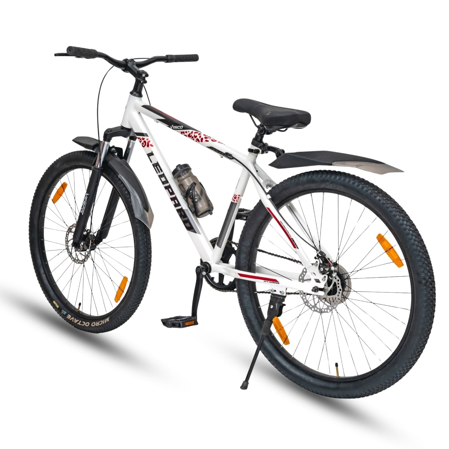 Vesco Leopard 27.5 Bicycle for Men with Dual Disk | Front Suspension | Ideal for: 17+ Years Boys & Men