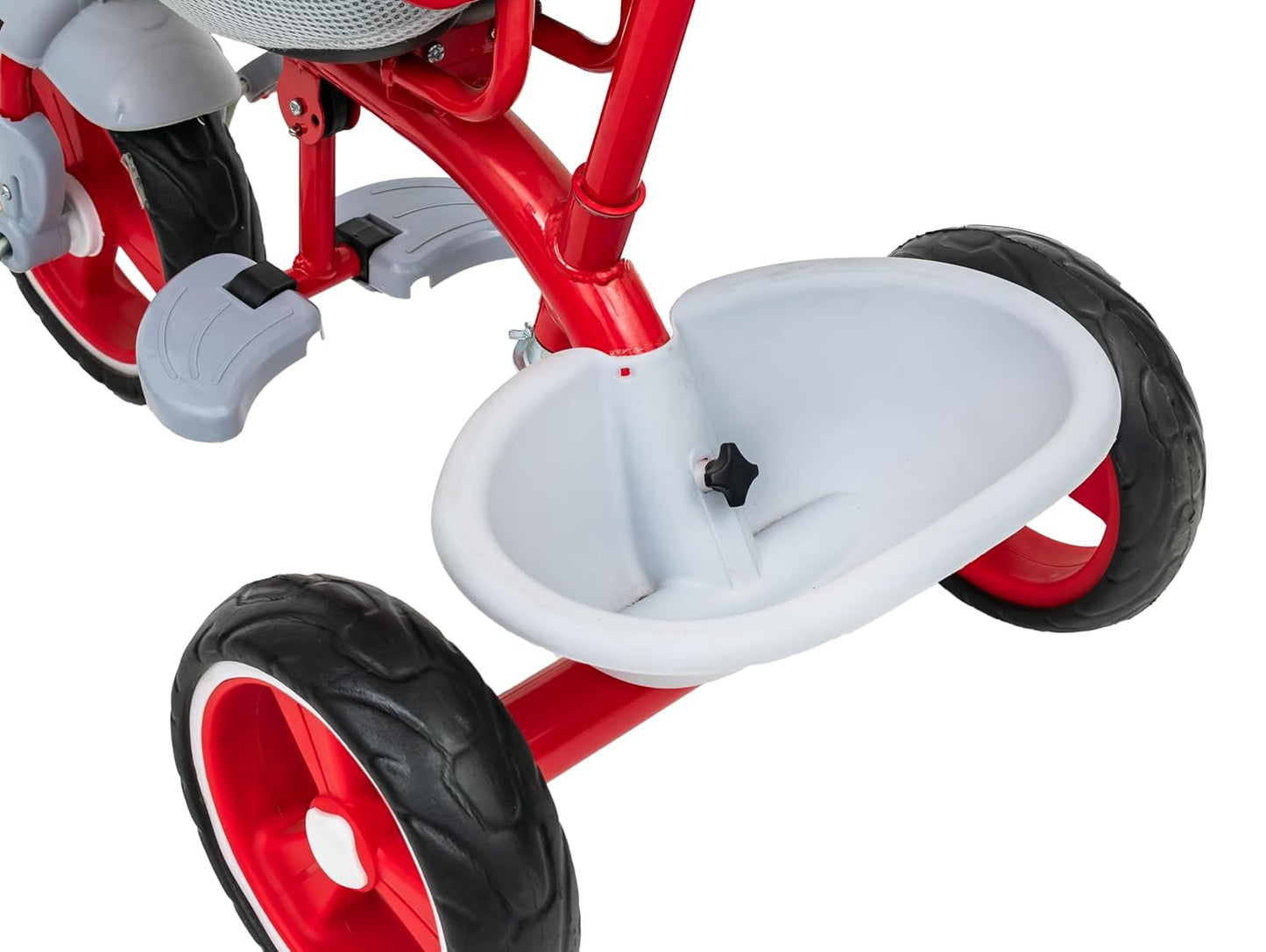 TONDU Tricycle for Baby/Kids with Safety Arm & Seat Belt with Parental Control Tricycle (Red)