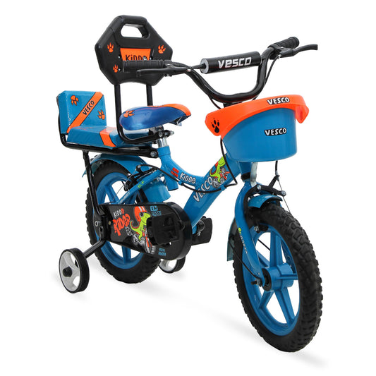 VESCO Kiddo Cycle 14-T Kids Sports Bicycle Training Wheels - Blue