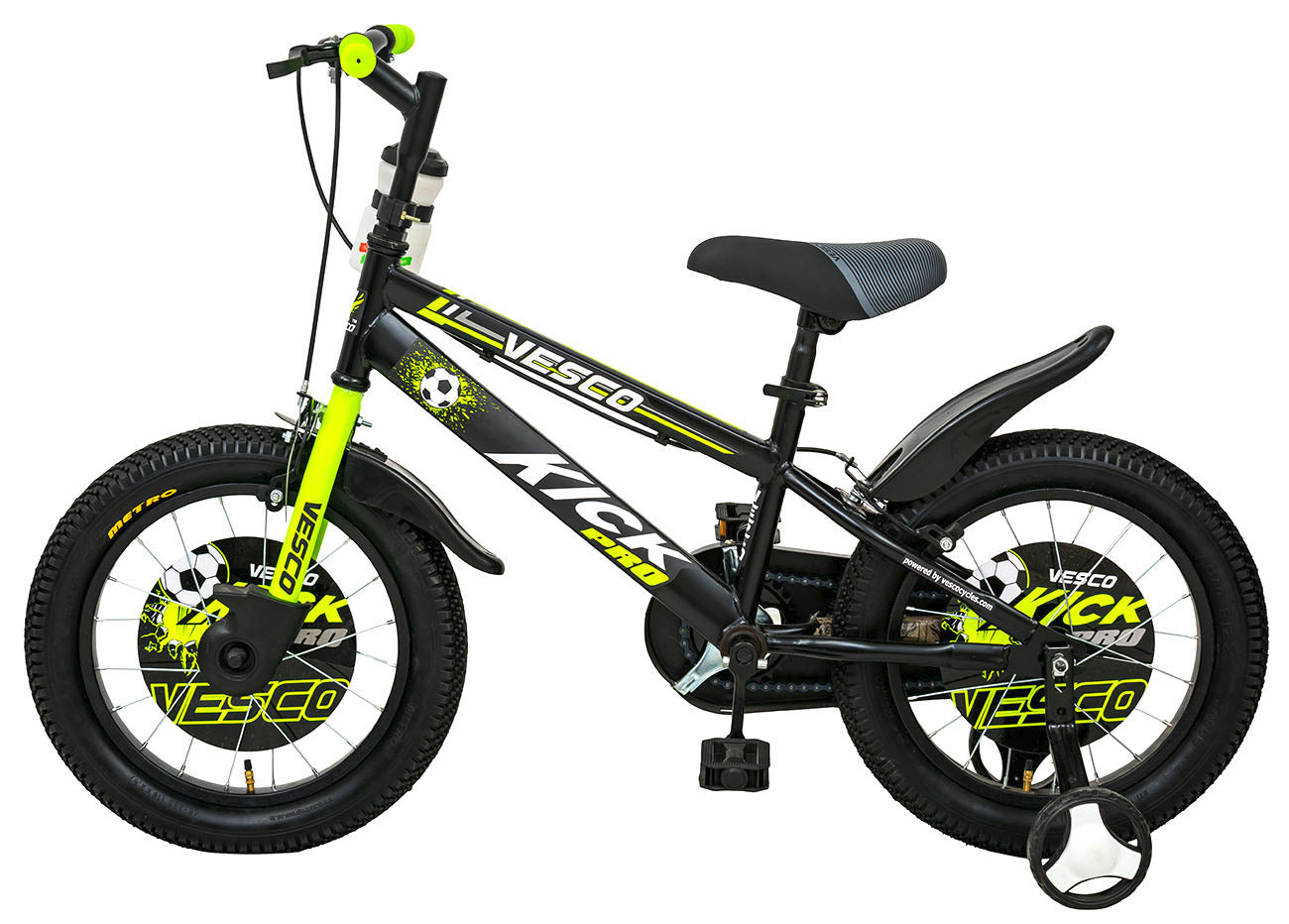 VESCO KICK PRO Green 16 T Cycle for Kids Boys Girls age 4 to 6 Year Vesco Cycles