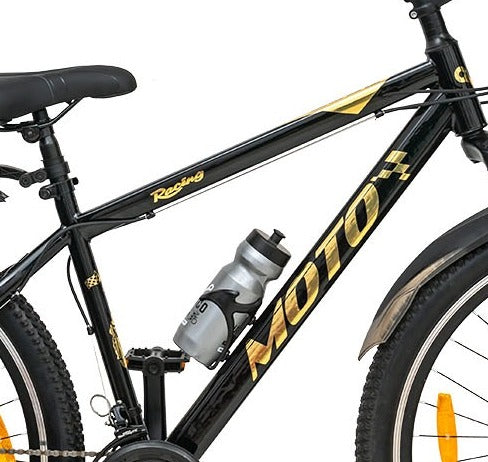 VESCO Moto Black 29-T Multi-Speed 18" Frame 21 Speed Shimano Gear MTB Mountain Bicycle