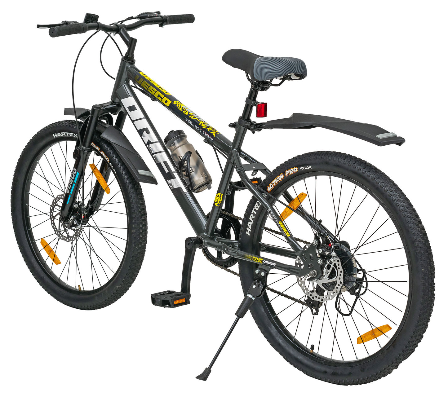 VESCO Drift 24-T 7 Speed Gear Cycle Mountain Bike (Grey)