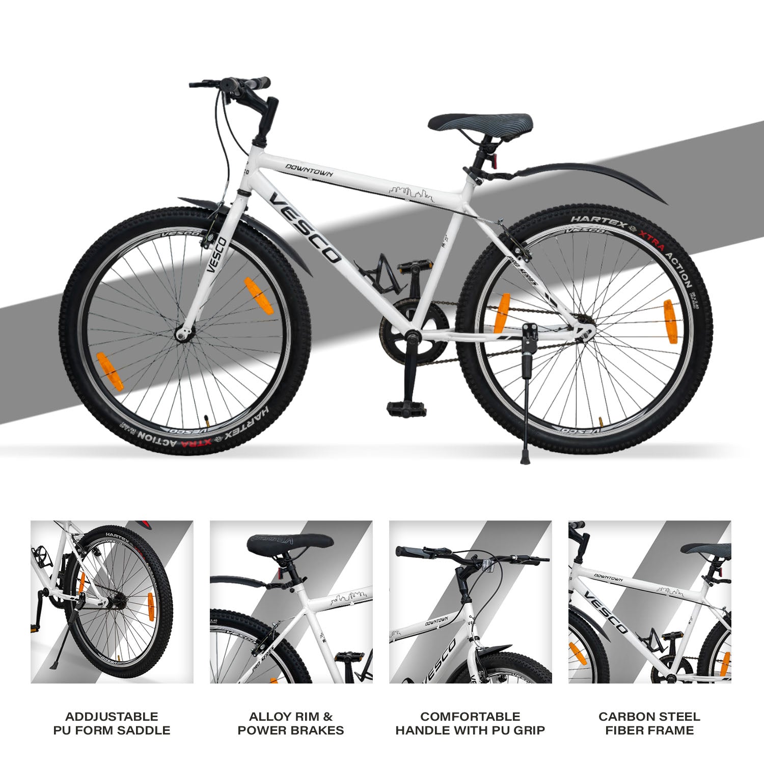 Downtown 26T Hybrid Cycle - Vesco Cycles