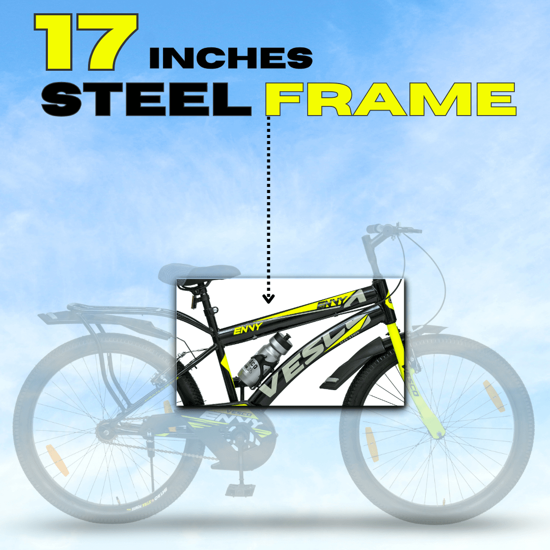 Envy 26T City Cycle with Inbuilt Carrier - Vesco Cycles