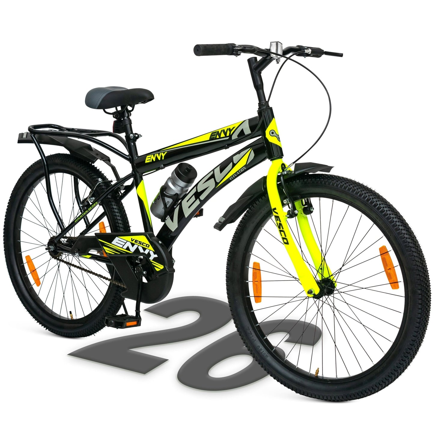 Envy 26T City Cycle with Inbuilt Carrier - Vesco Cycles