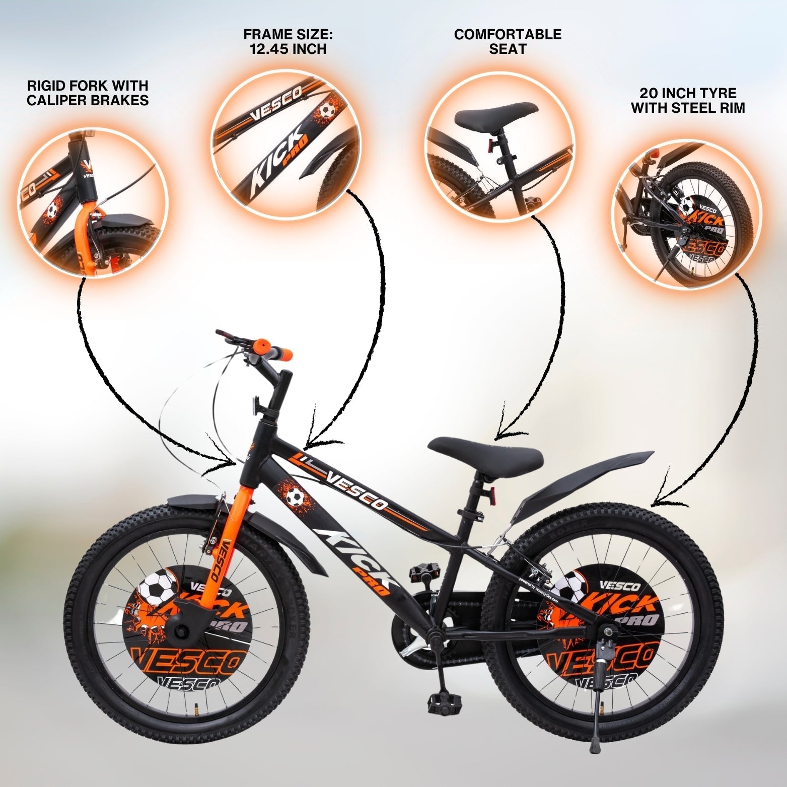 Kick 20T Kids Cycle - Vesco Cycles