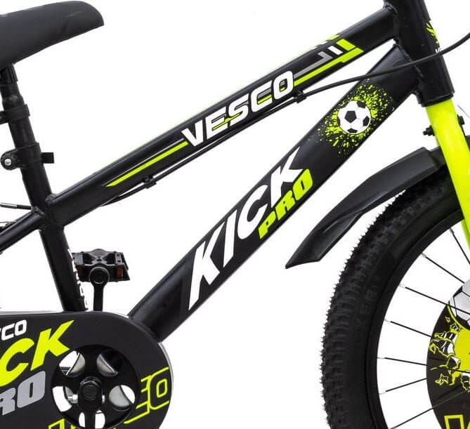 Kick Pro Green 20T Kids Bicycle for Boys & Girls - Vesco Cycles