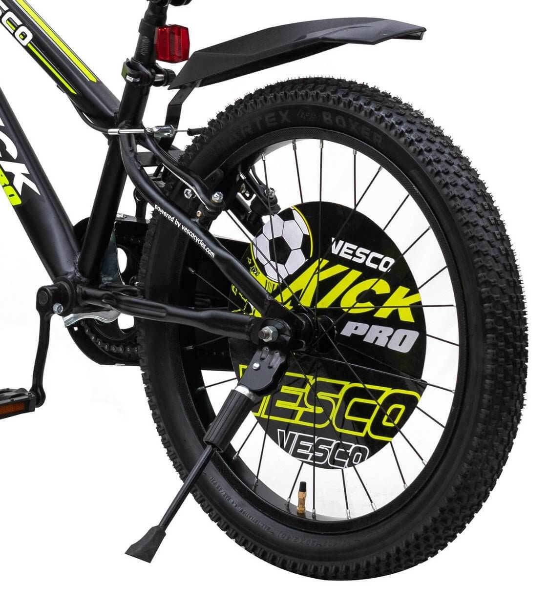 Kick Pro Green 20T Kids Bicycle for Boys & Girls - Vesco Cycles