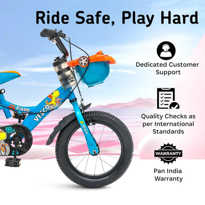 Kiddo 14T Kids Cycle with Training Wheels - Vesco Cycles