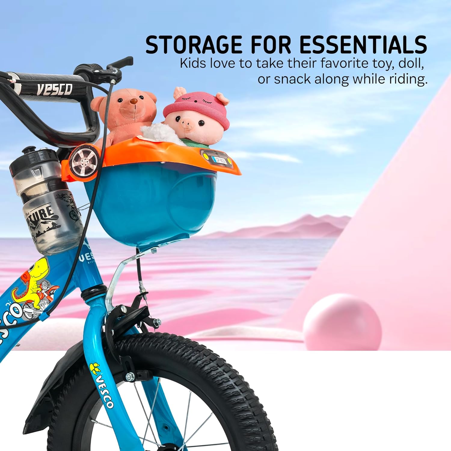 Kiddo 14T Kids Cycle with Training Wheels - Vesco Cycles