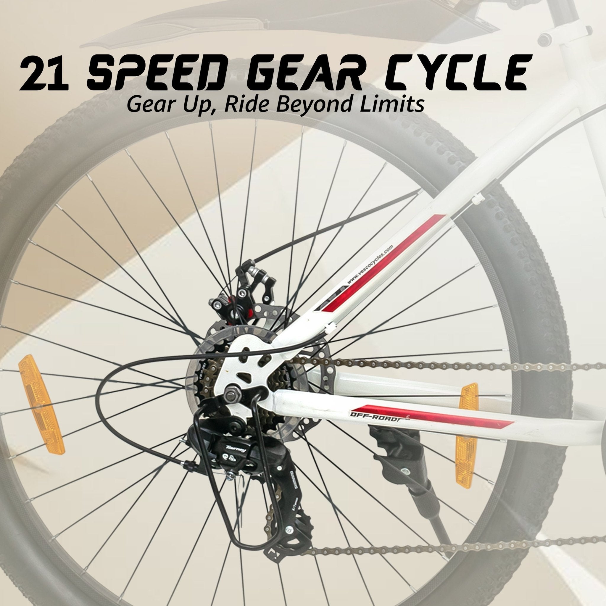 Leopard 21 Speed Gear 27.5 Cycle - Vesco Cycles