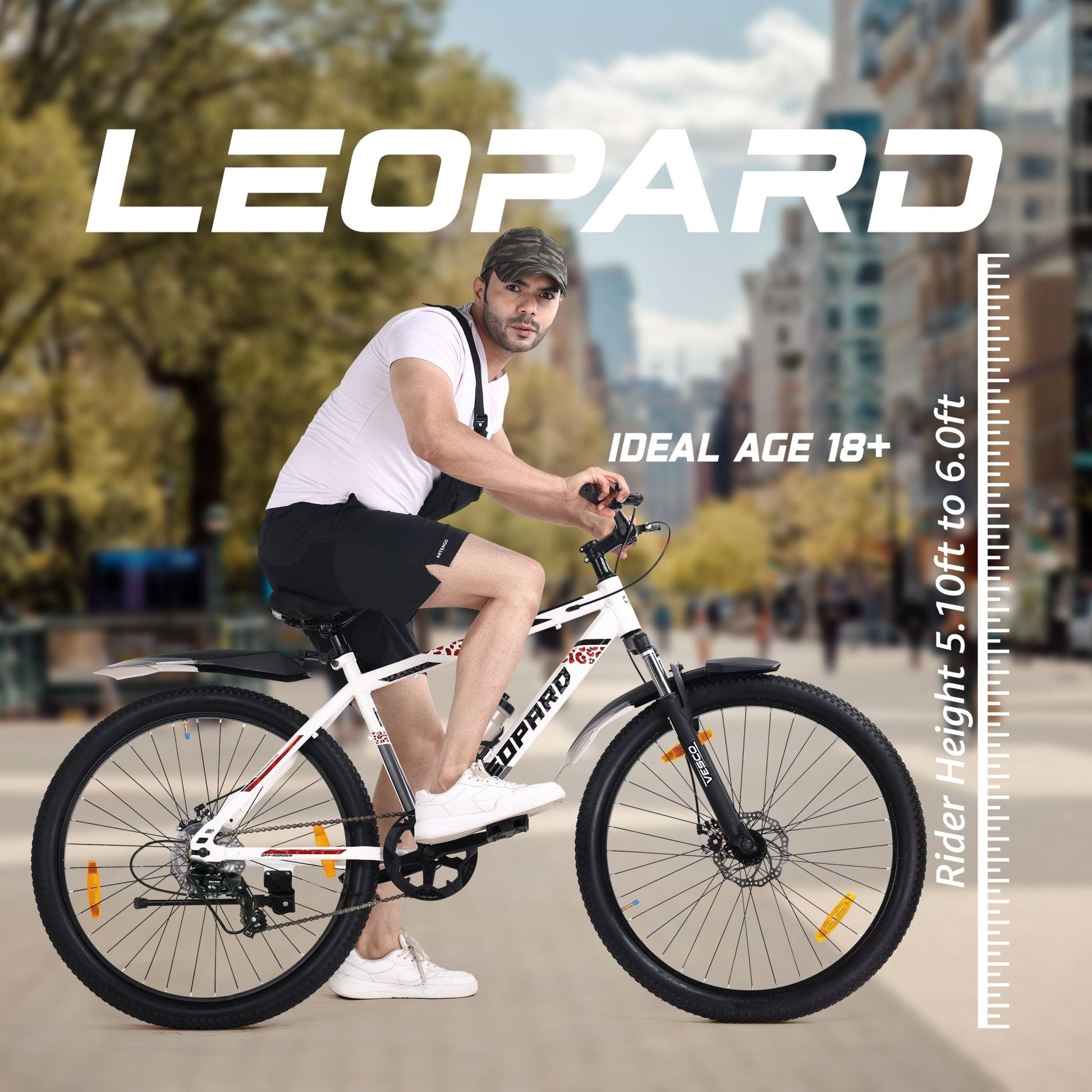Leopard Speed Gear Cycle with Dual Disc - Main Image