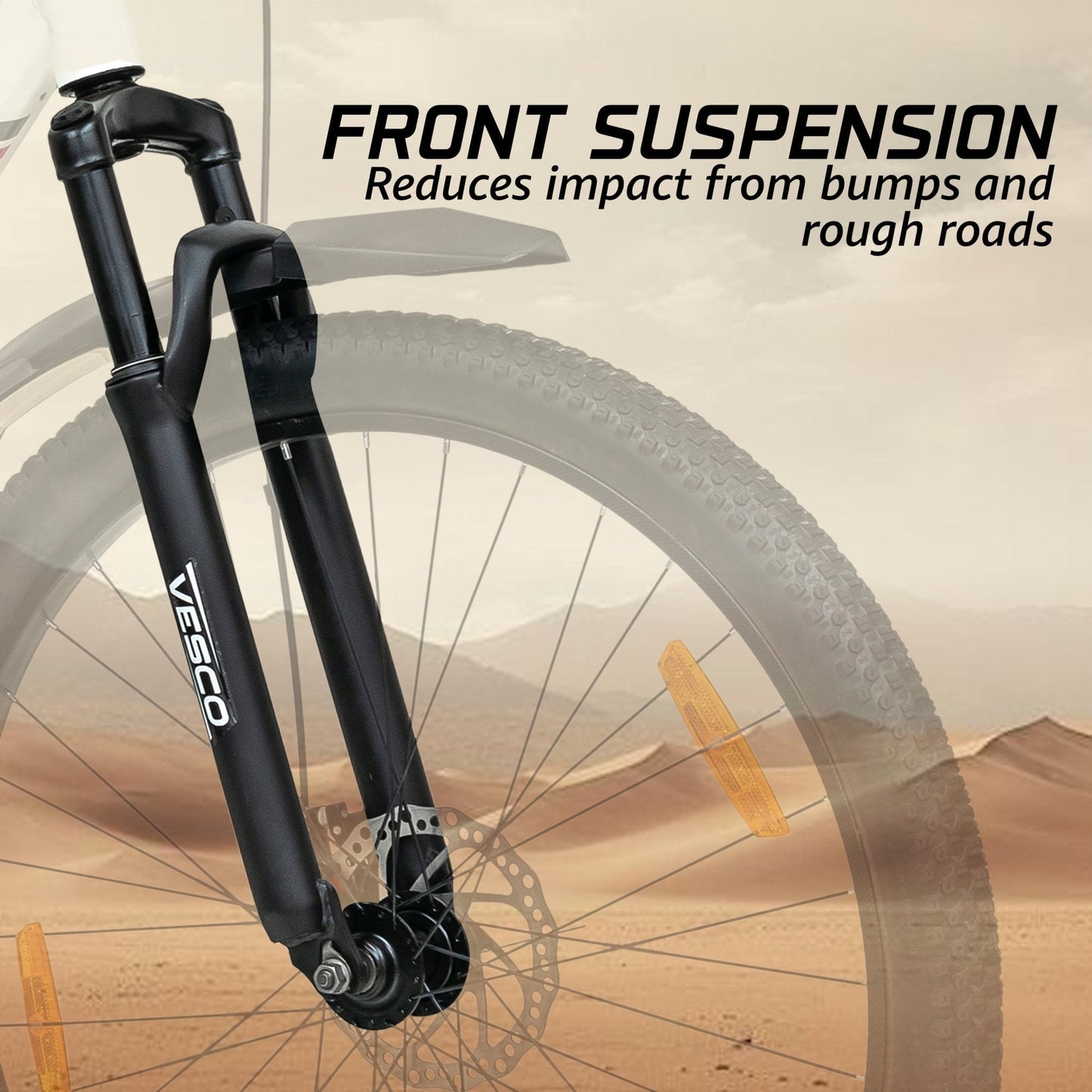Leopard 7 Speed Gear 27.5 Cycle with Dual Disc - Vesco Cycles