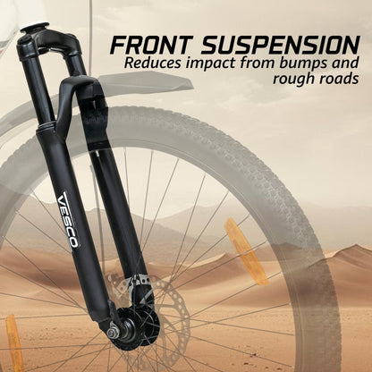 Leopard 7 Speed Gear 27.5 Cycle with Dual Disc - Vesco Cycles