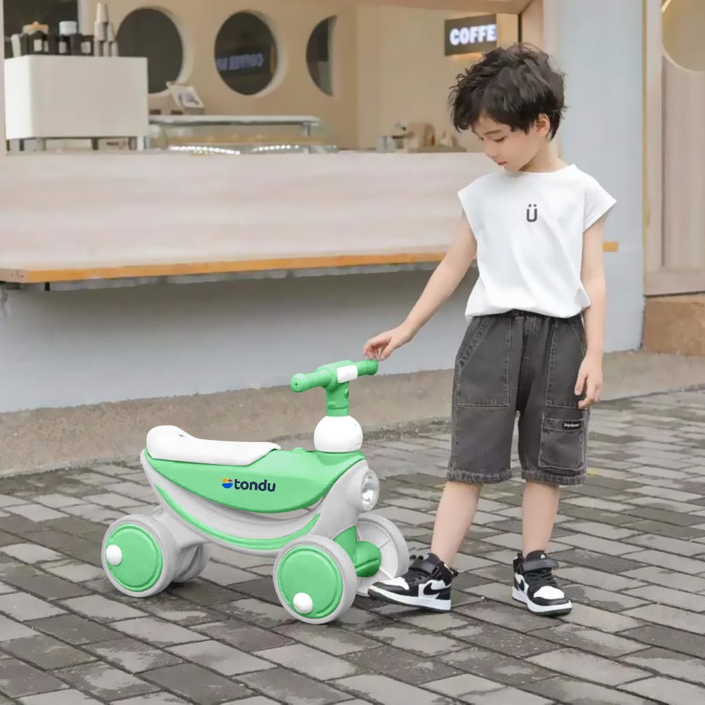 Sea Green Tondu Saturn Baby Push Scooter - Vesco Cycles