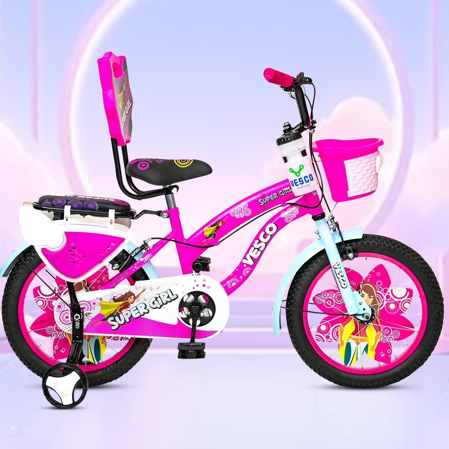 Super Girl 16 T Road Cycle ( Pink) - Vesco Cycles