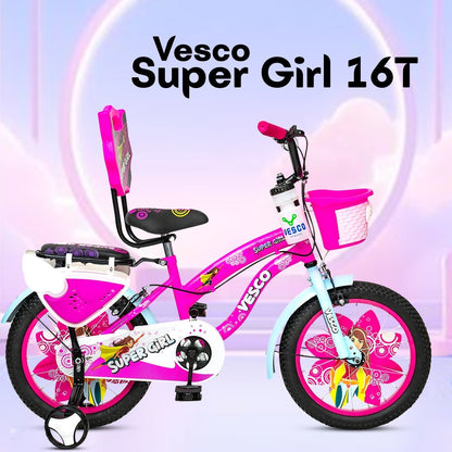 Super Girl 16 T Road Cycle ( Pink) - Vesco Cycles