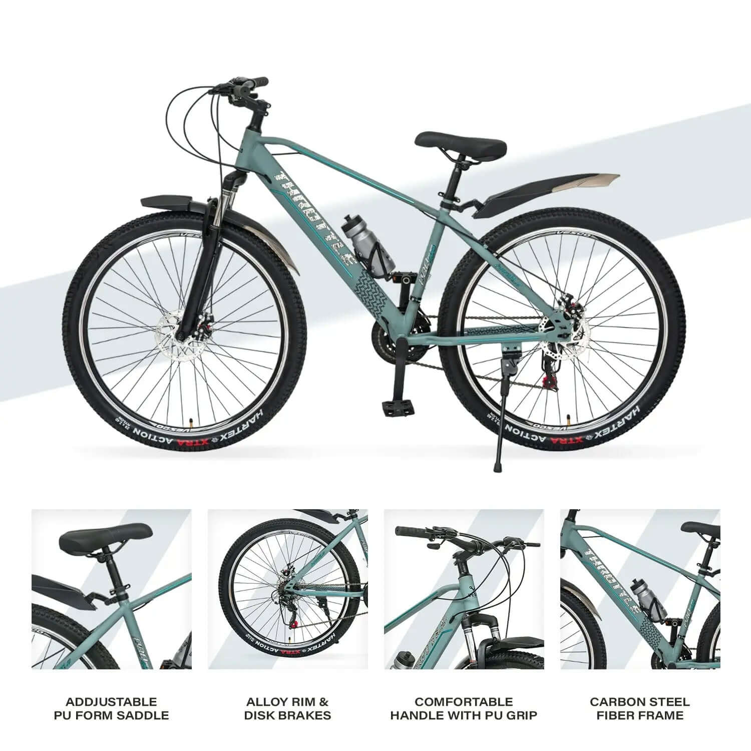 Throttle 29T Grey 21 Speed MTB Mountain Bicycle - Vesco Cycles