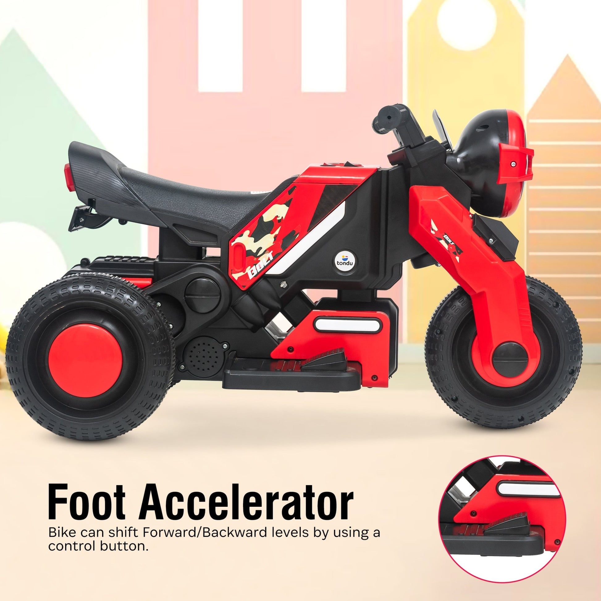 Tondu Bolt Electric Bike Red - Vesco Cycles