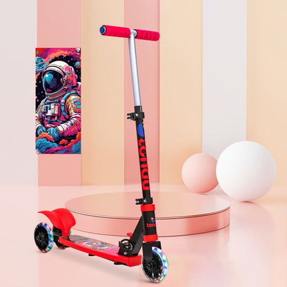 TONDU Earth Kick Scooter (Red)) - Vesco Cycles