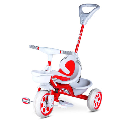 TONDU Kiddo Tricycle Best for 1.5 Year to 4 Years Baby/Kids (Red) - Vesco Cycles