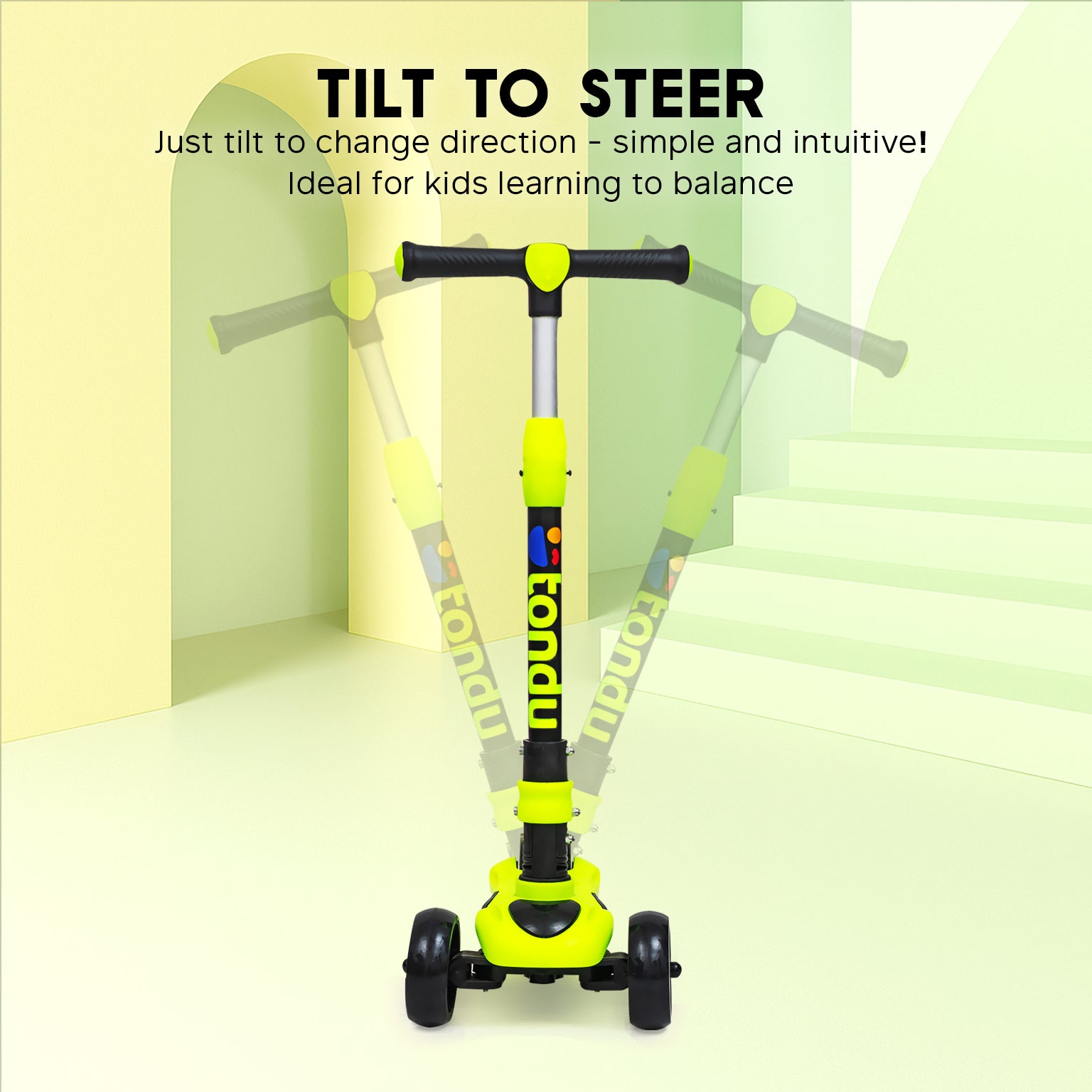 Tondu Mars Kick Scooter (Green) - Vesco Cycles