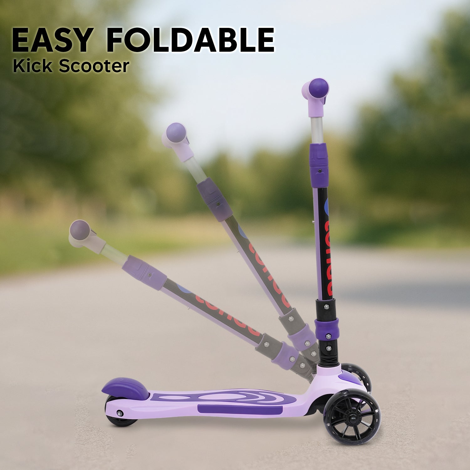 Tondu Mars Kick Scooter (Purple) - Vesco Cycles