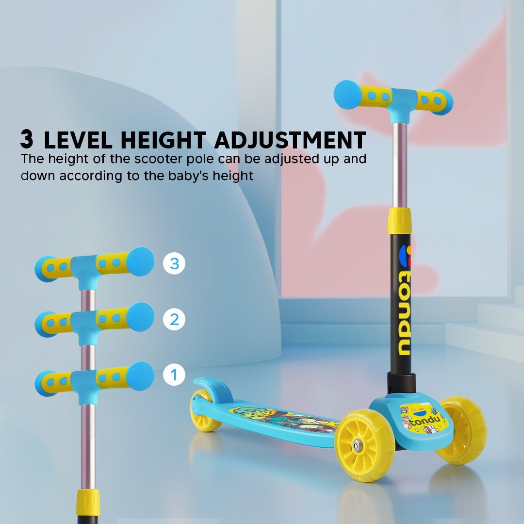 TONDU Mercury Kick Scooter (Blue) - Vesco Cycles