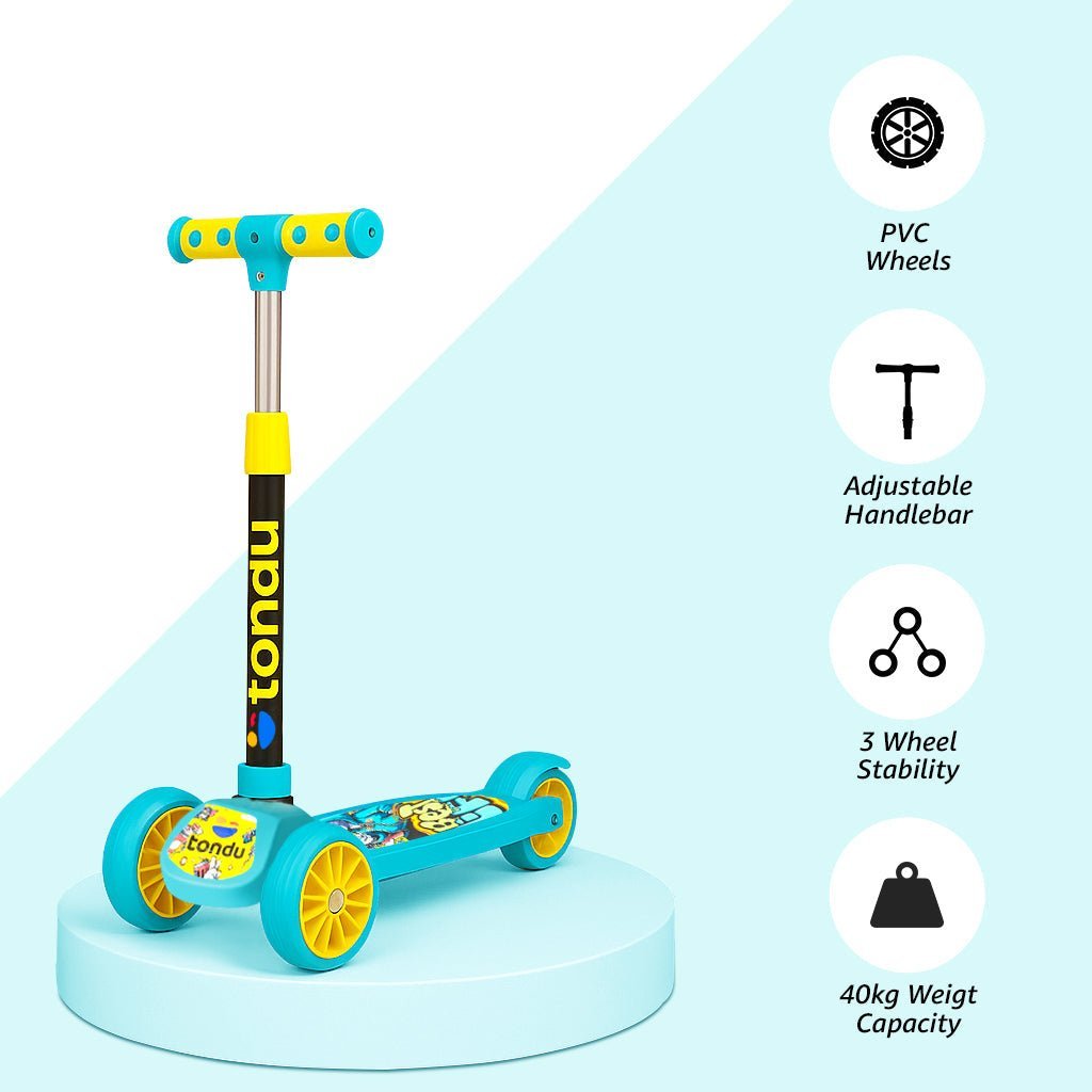 Tondu Mercury Kick Scooter (Blue) - Vesco Cycles