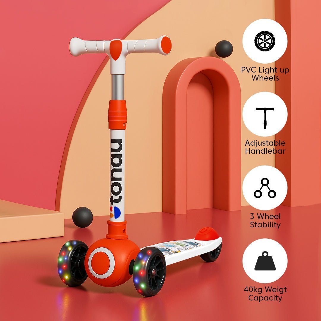 Tondu Venus Kick Scooter Orange - Vesco Cycles