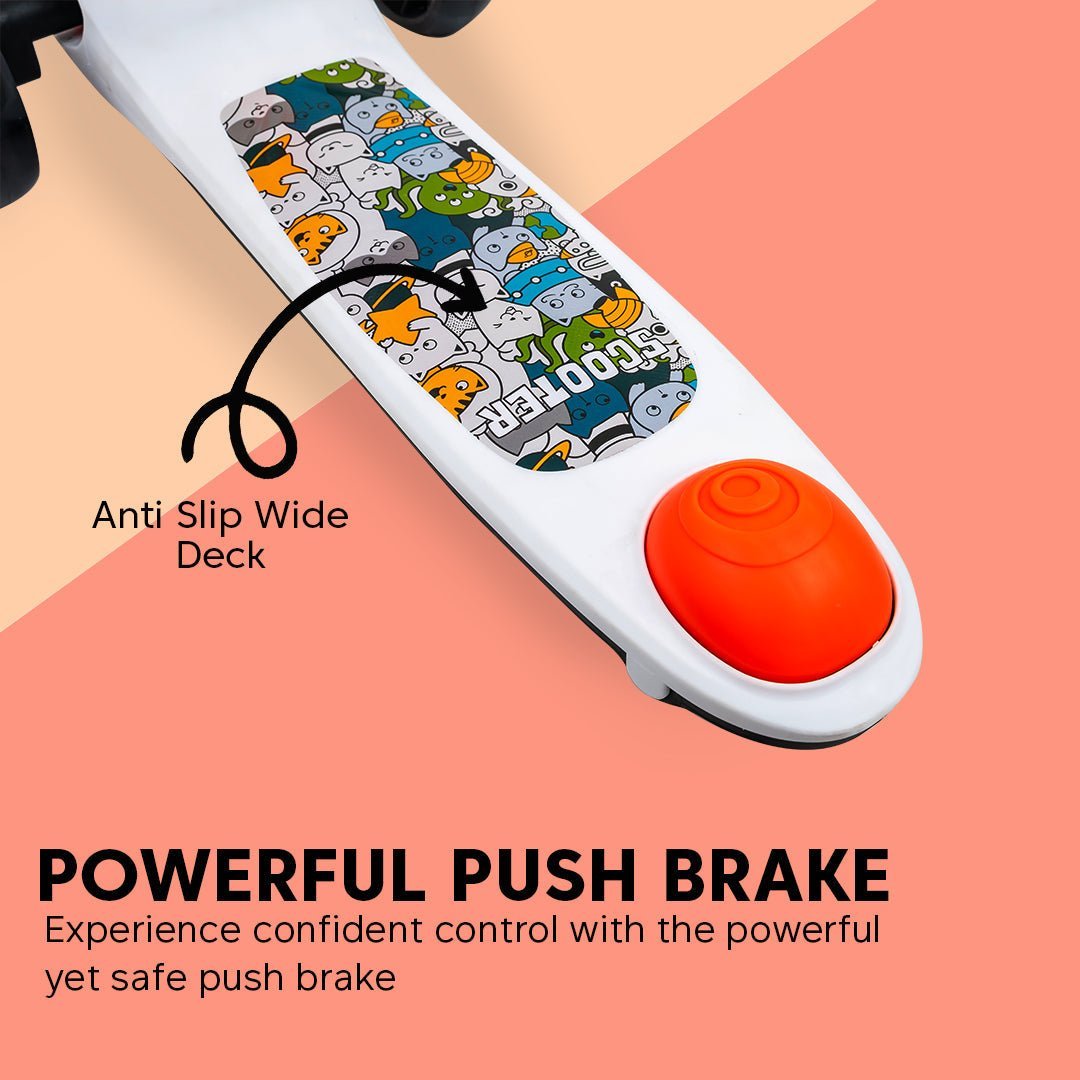 Tondu Venus Kick Scooter Orange - Vesco Cycles