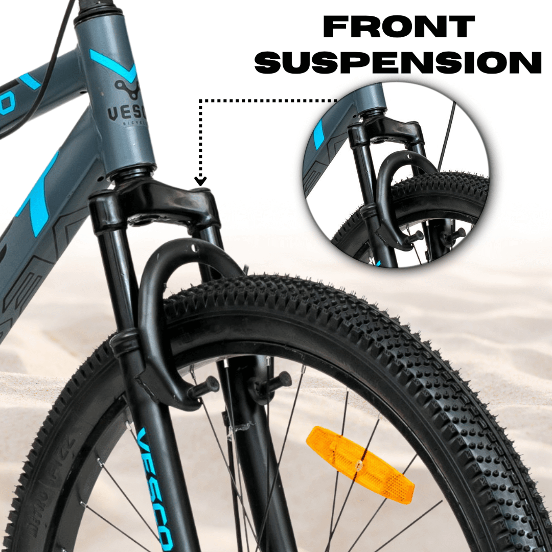 VESCO Drift Grey 26T Mountain Cycle - Vesco Cycles