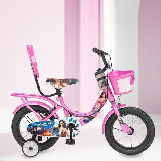Vesco Wondergirl 14T Girls Cycle (3–5 Years) - Pink - Vesco Cycles
