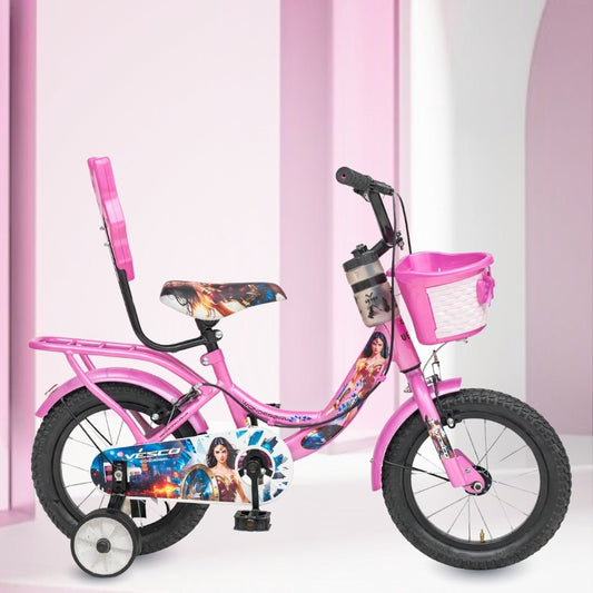 Vesco Wondergirl 16T Girls Cycle (4–6 Years) - Pink - Vesco Cycles