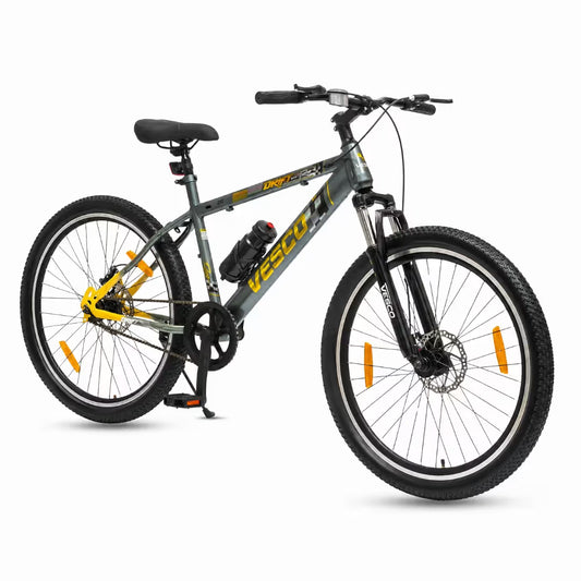 VESCO DRIFT PRO 26T Cycle for Men | Suspension | Alloy Rim | Disc Brakes| Grey